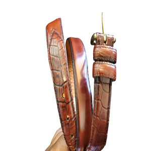 Liberty of London Women's Brown Leather Belt Sz 38